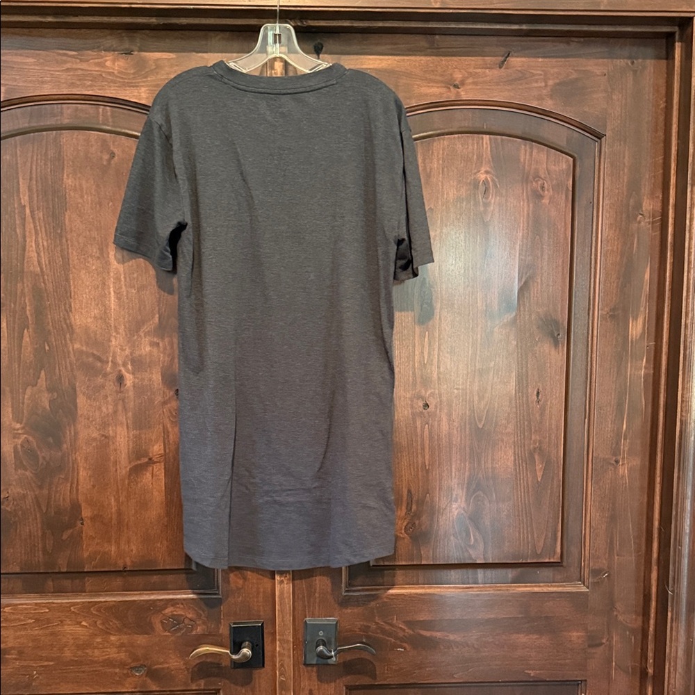 Under Armour Dark Gray T-Shirt Dress with Pockets - Picture 3 of 4